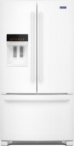 Maytag36- Inch Wide French Door Refrigerator with PowerCold&reg; Feature - 25 Cu. Ft.