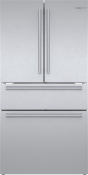 800 Series French Door Bottom Mount Refrigerator 36" Easy clean stainless steel B36CL80SNS