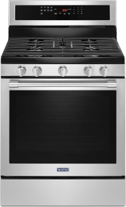 Maytag30-Inch Wide Gas Range With True Convection And Power Preheat - 5.8 Cu. Ft.
