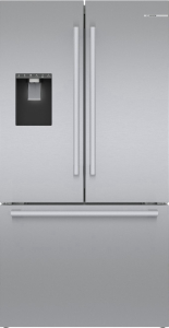 Bosch500 Series French Door Bottom Mount Refrigerator 36" Easy clean stainless steel B36CD50SNS