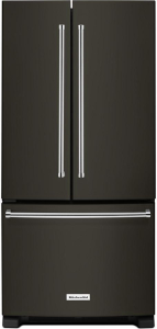 KitchenAid22 cu. Ft. 33-Inch Width Standard Depth French Door Refrigerator with Interior Dispense and PrintShield&trade; Finish