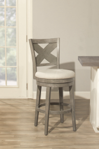 Hillsdale FurnitureCounter Sunhill Wood Stool in Weathered Gray