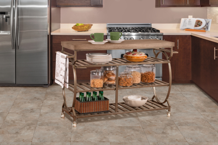 Hillsdale FurniturePaddock Metal Kitchen Cart in Brown