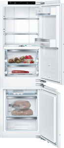 Bosch800 Series Built-in Bottom Freezer Refrigerator 22" soft close flat hinge