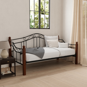 Hillsdale FurnitureTwin Madison Metal Daybed in Black