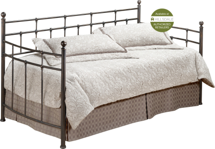 Hillsdale FurnitureTwin Providence Metal Daybed in Antique Bronze