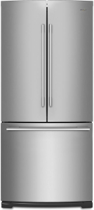Whirlpool30-inch Wide Contemporary Handle French Door Refrigerator - 20 cu. ft.