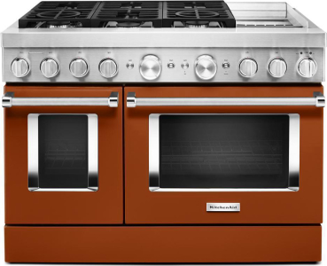 KitchenAid48'' Smart Commercial-Style Dual Fuel Range with Griddle