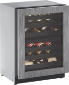 24" Dual-zone Wine Refrigerator With Integrated Frame Finish and Field Reversible Door Swing (115 V/60 Hz Volts /60 Hz Hz)