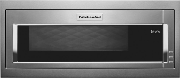 KitchenAid900 Watt Built-In Low Profile Microwave with Slim Trim Kit