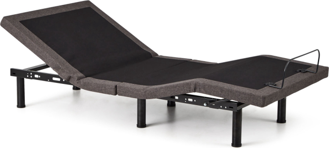 MaloufM455 Adjustable Bed Base - Full in Charcoal