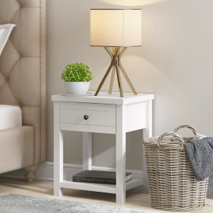 Hillsdale FurnitureHarmony Wood Accent Table in Matte White