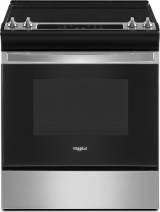 Whirlpool34" Tall Range with Self Clean Oven Cycle