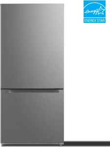 Element ApplianceElement 18.7 cu. ft. Bottom Freezer Refrigerator - Stainless Steel