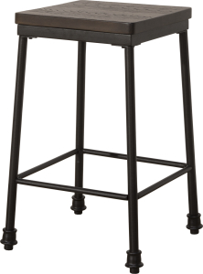 Hillsdale FurnitureCounter Castille Metal Stool in Textured Black