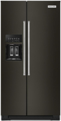 22.6 cu ft. Counter-Depth Side-by-Side Refrigerator with Exterior Ice and Water and PrintShield™ finish
