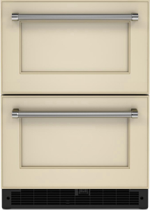 KitchenAid24" Panel-Ready Undercounter Double-Drawer Refrigerator
