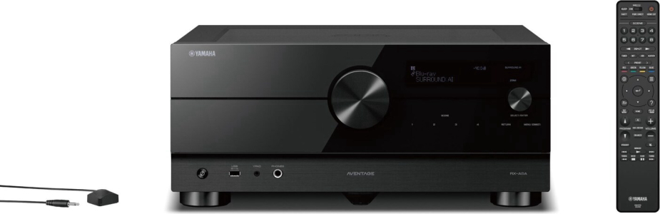YamahaRX-A6ABL AVENTAGE 9.2-Channel AV Receiver with 8K HDMI and MusicCast