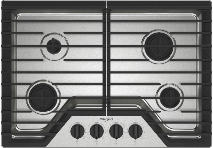 Whirlpool30-inch Gas Cooktop with SpeedHeat&trade; Burners