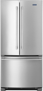 Maytag33-Inch Wide French Door Refrigerator with Water Dispenser - 22 Cu. Ft