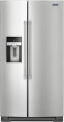 36- Inch Wide Counter Depth Side-by-Side Refrigerator- 21 Cu. Ft.