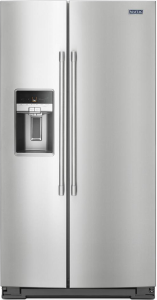 Maytag36- Inch Wide Counter Depth Side-by-Side Refrigerator- 21 Cu. Ft.