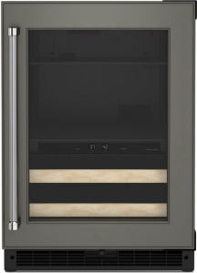 KitchenAid24" Panel-Ready Beverage Center with Wood-Front Racks