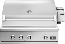 36" Grill With Infrared Sear Burner, Lp Gas