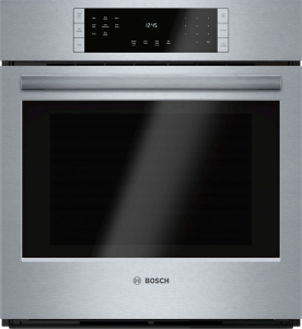 Bosch800 Series, 27", Single Wall Oven, SS, EU Convection, Touch Control
