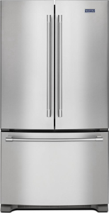 Maytag36- Inch Wide Counter Depth French Door Refrigerator - 20 Cu. Ft.
