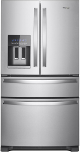 Whirlpool36-Inch Wide French Door Refrigerator - 25 cu. ft.