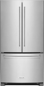 KitchenAid25 Cu. Ft. 36-Width Standard Depth French Door Refrigerator with Interior Dispense
