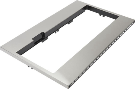 KitchenAidBuilt-In Low Profile Microwave Standard Trim Kit with Pocket Handle, Stainless Steel