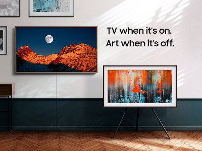 Samsung32" Class The Frame QLED HDR Smart TV (2020) - 1 Year Art Store subscription included