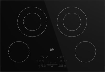 Beko30" Built-In Electric Cooktop with 4 Burners and Touch Control