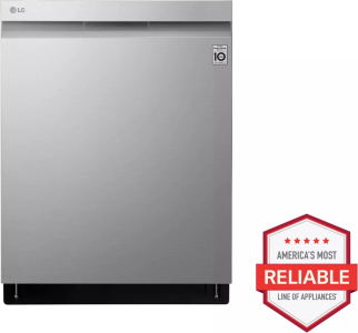 LG AppliancesTop Control Smart wi-fi Enabled Dishwasher with QuadWash&trade; and TrueSteam&reg;