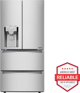 LG Appliances18.3 cu. ft. Counter-Depth French Door Refrigerator with Tall Ice and Water Dispenser