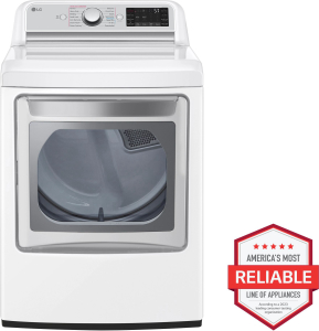 LG Appliances7.3 cu. ft. Ultra Large Capacity Smart wi-fi Enabled Rear Control Electric Dryer with TurboSteam&trade;