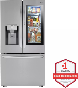 LG Appliances24 cu. ft. Smart InstaView&reg; Door-in-Door&reg; Counter-Depth Refrigerator with Craft Ice&trade;