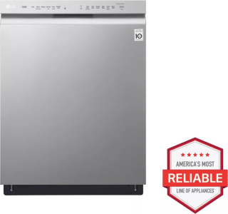 LG AppliancesFront Control Dishwasher with QuadWash&trade; and EasyRack&trade; Plus
