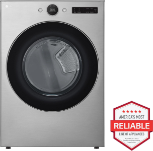 LG Appliances7.4 cu. ft. Ultra Large Capacity Smart Front Load Gas Dryer with Sensor Dry & Steam Technology