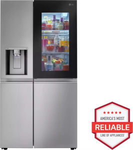 LG Appliances27 cu.ft. Smart Side-By-Side InstaView&reg; Door-in-Door&reg; Refrigerator with Craft Ice&trade;