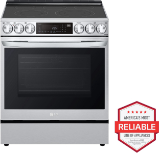 LG Appliances6.3 cu ft. Smart wi-fi Enabled ProBake Convection&reg; InstaView&reg; Electric Slide-In Range with Air Fry