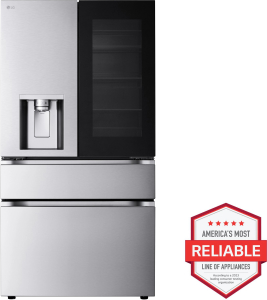 LG Appliances29 cu. ft. Smart InstaView&reg; Standard-Depth MAX&trade; 4-Door French Door Refrigerator with Full-Convert Drawer&trade;
