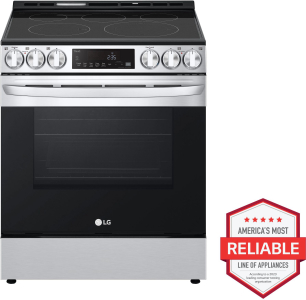 LG Appliances6.3 cu ft. Smart Wi-Fi Enabled Fan Convection Electric Slide-in Range with Air Fry & EasyClean&reg;