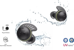 LG TONE Free® Fit TF8 - SwivelGrip Technology True Wireless Bluetooth UVnano+ Earbuds