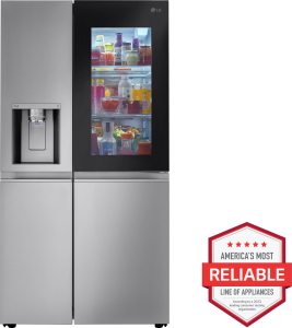 LG Appliances27 cu. ft. Side-By-Side InstaView&reg; Refrigerator