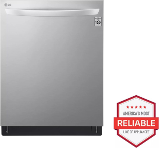 LG AppliancesTop Control Smart wi-fi Enabled Dishwasher with QuadWash&trade; and TrueSteam&reg;