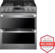 LG SIGNATURE 7.3 cu.ft. Smart wi-fi Enabled Dual Fuel Double Oven Range with ProBake Convection®