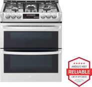 6.9 cu. ft. Smart wi-fi Enabled Gas Double Oven Slide-In Range with ProBake Convection® and EasyClean®